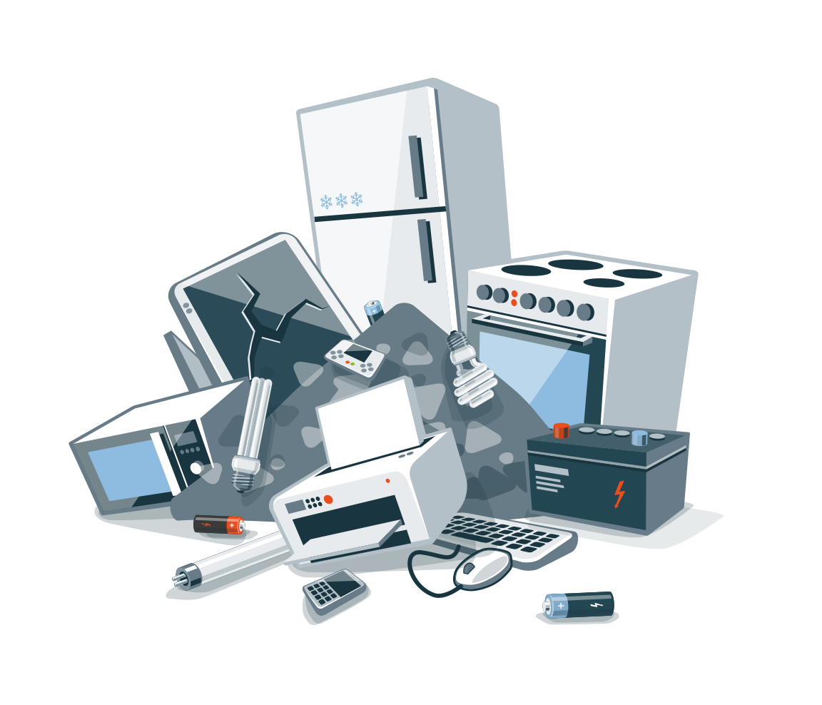 What can you e-recycle from an office relocation?