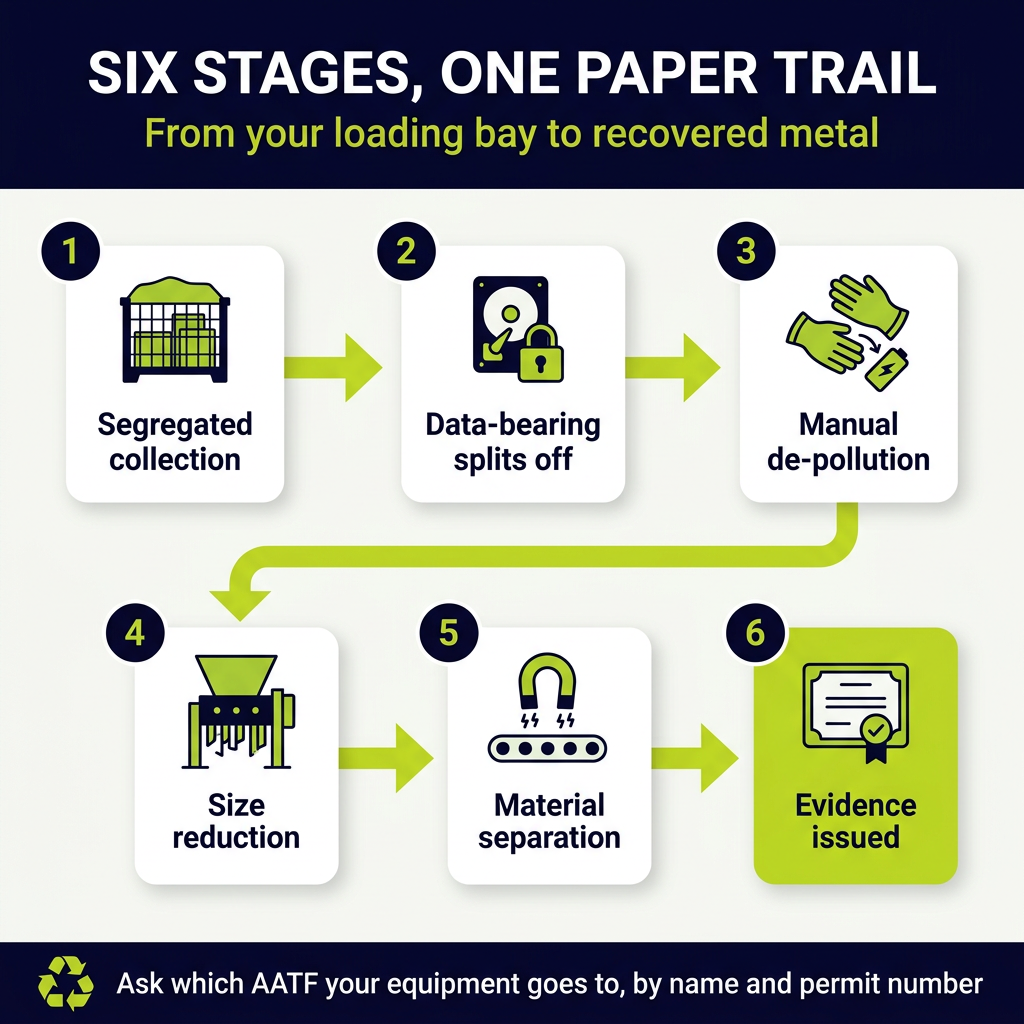 Six Stages of Metal Recycling & Paper Trail Process
