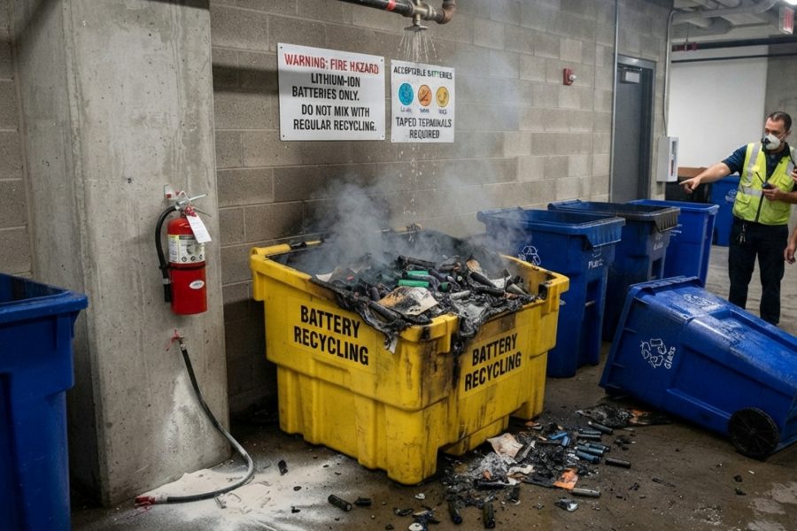 Business Battery Recycling to Prevent Fire Risks and Ensure Compliance