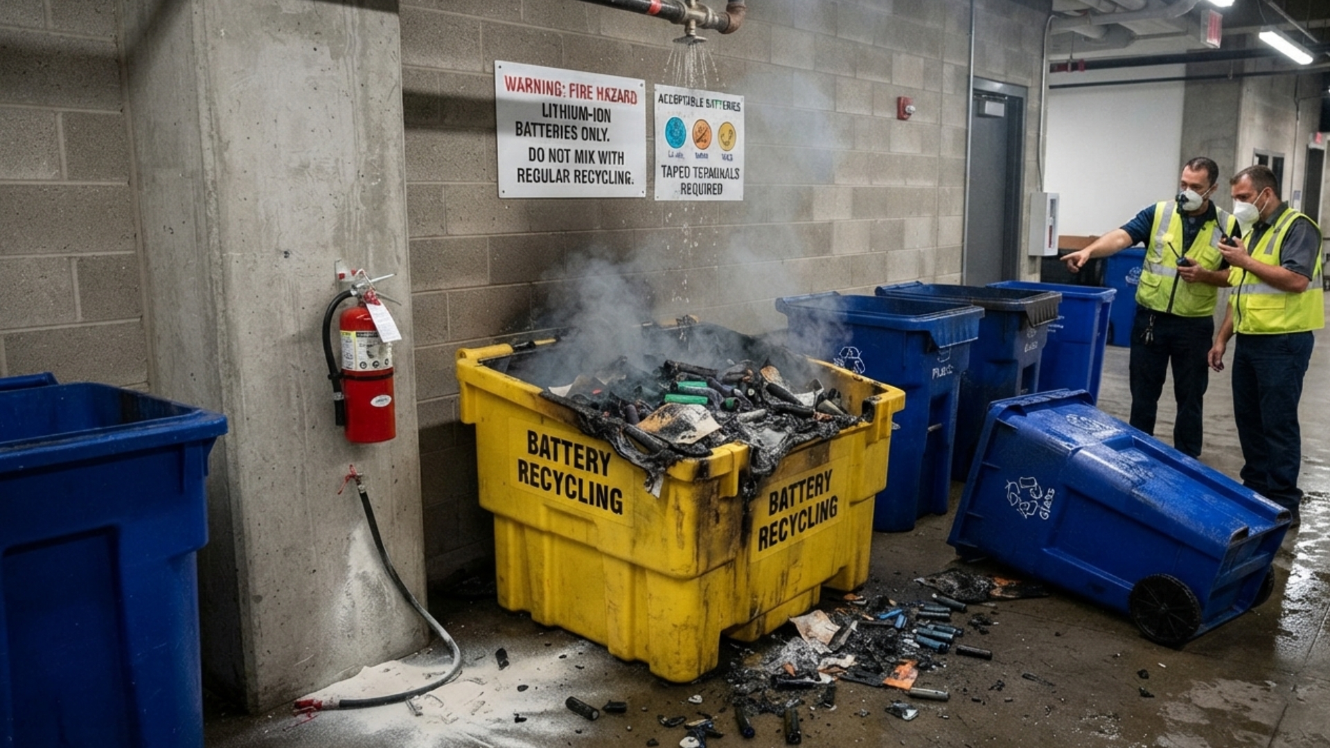 The Fire In The Bin: Why Battery Recycling Became Every Business’s Problem
