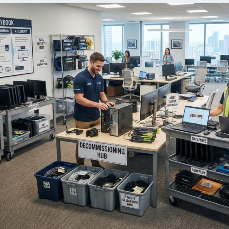 Office Refresh IT and Electrical Clearance at Scale