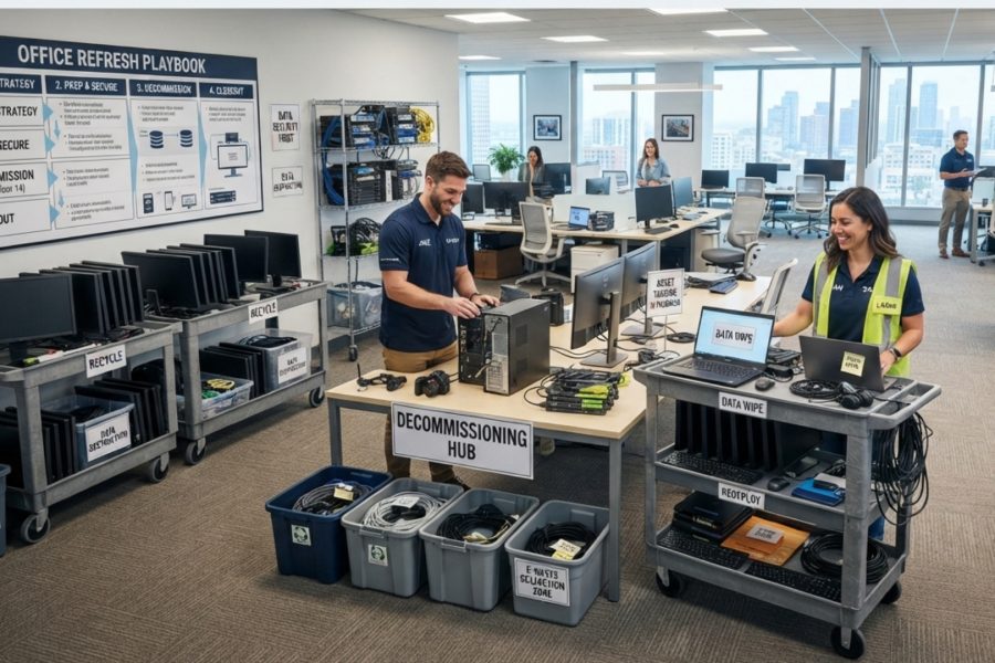 Office Refresh IT and Electrical Clearance at Scale