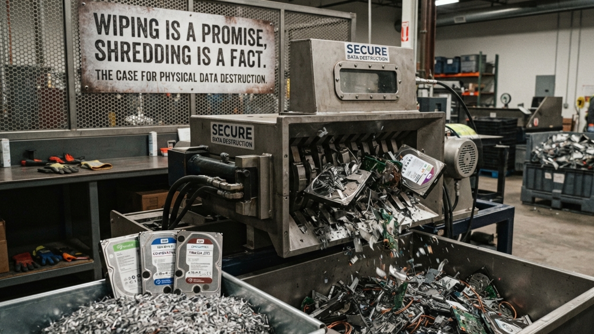 Wiping Is A Promise, Shredding Is A Fact: The Case For Physical Data Destruction