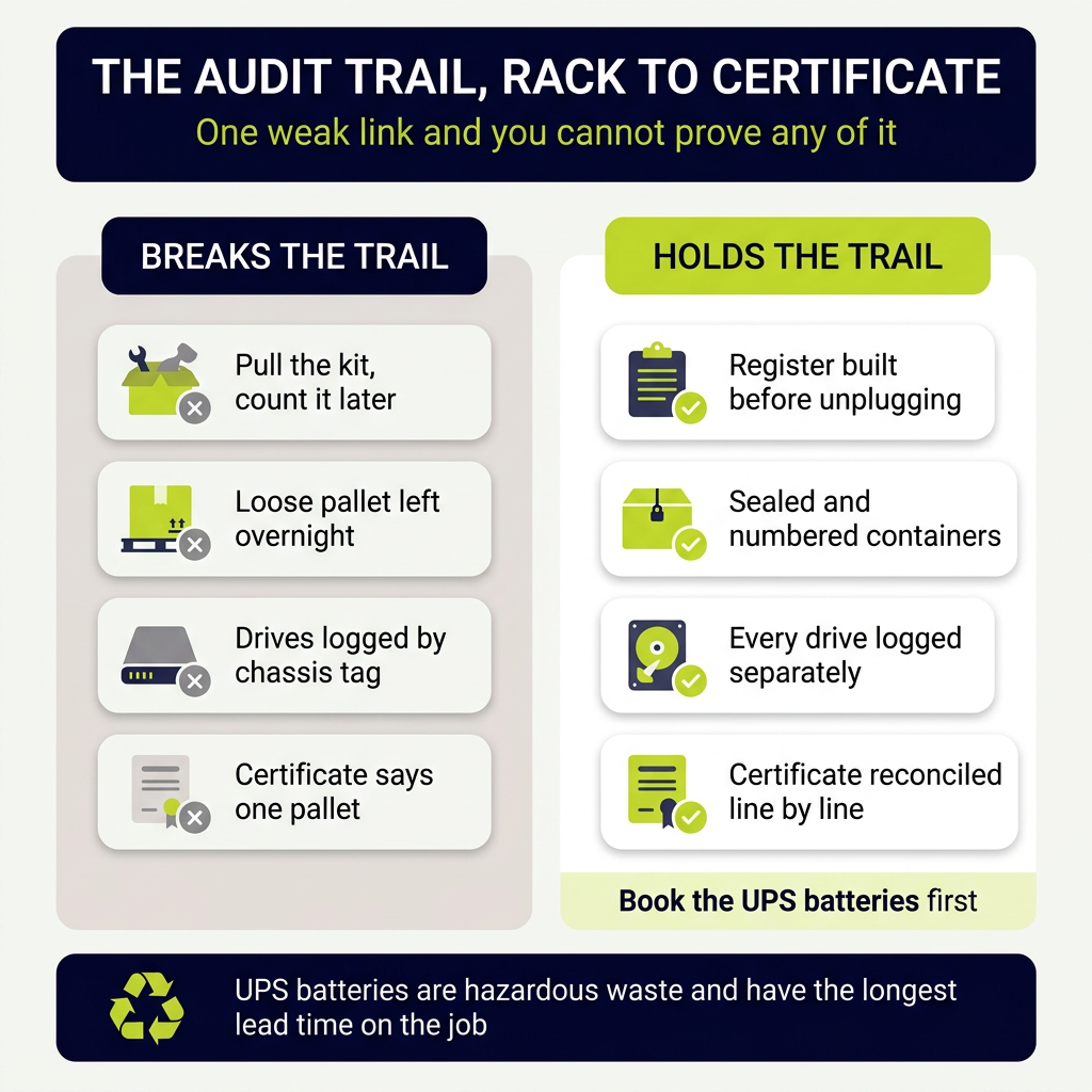 Audit Trail Comparison: Rack to Certificate Best Practices