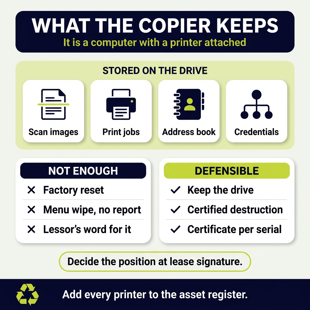 Copier Data Security and Hard Drive Destruction