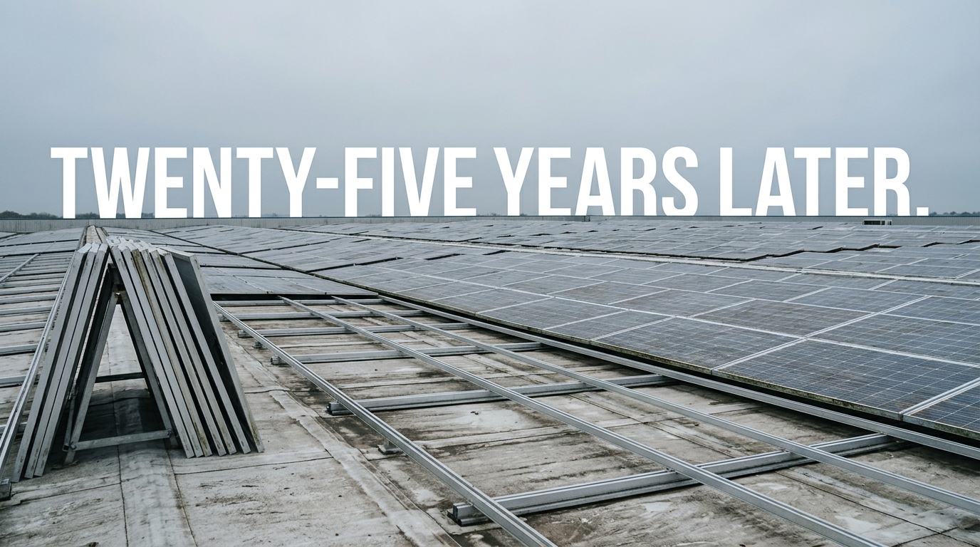 Twenty-Five Years Later: The Solar Panels Nobody Planned To Take Down