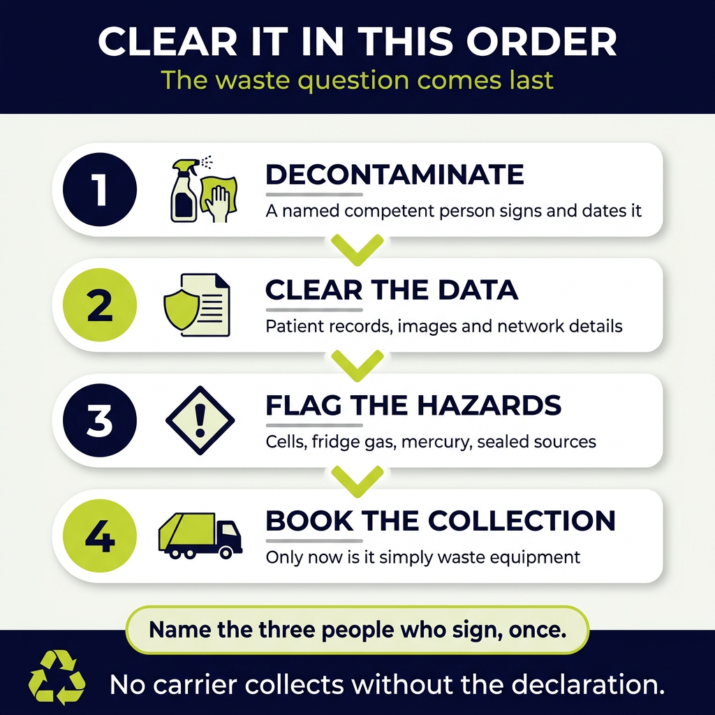 Clear It In This Order: The waste question comes last