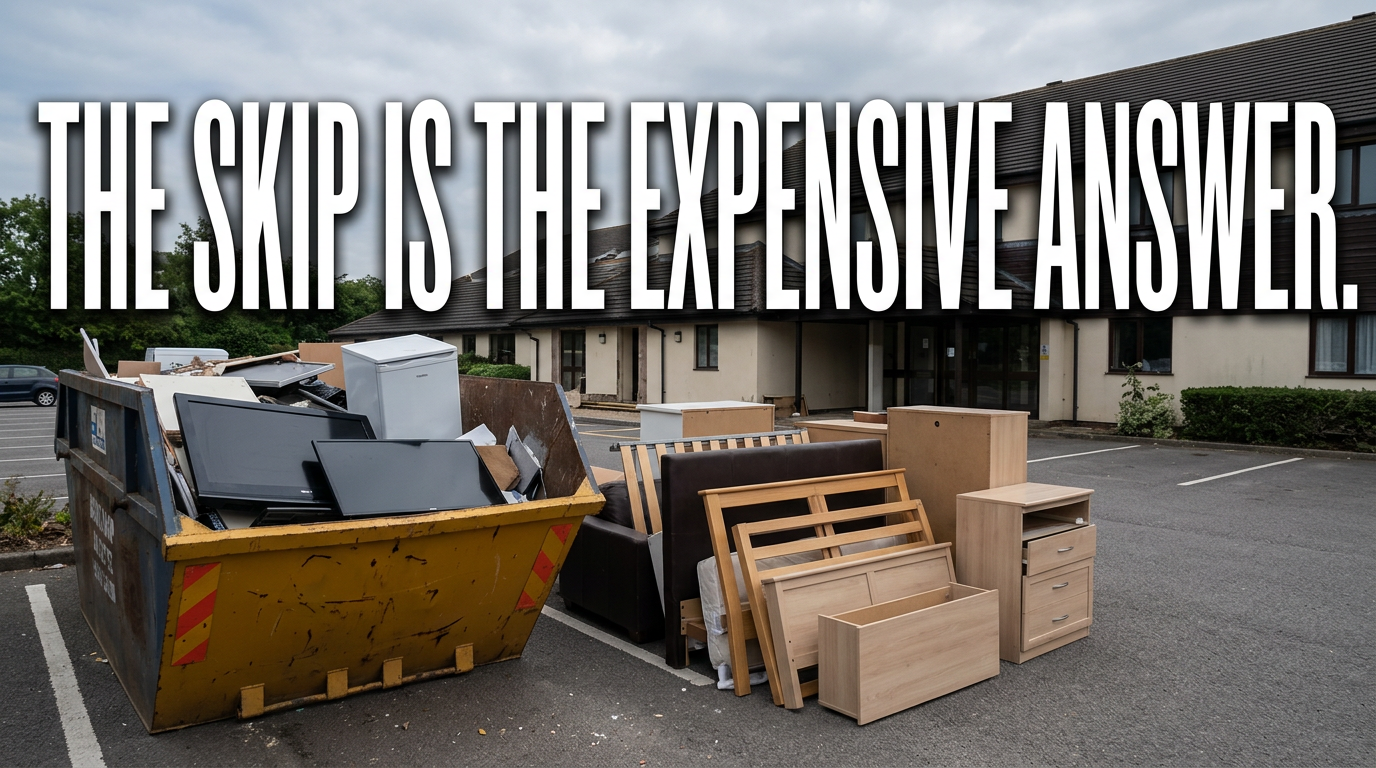 The Refurb Skip Full Of Electricals