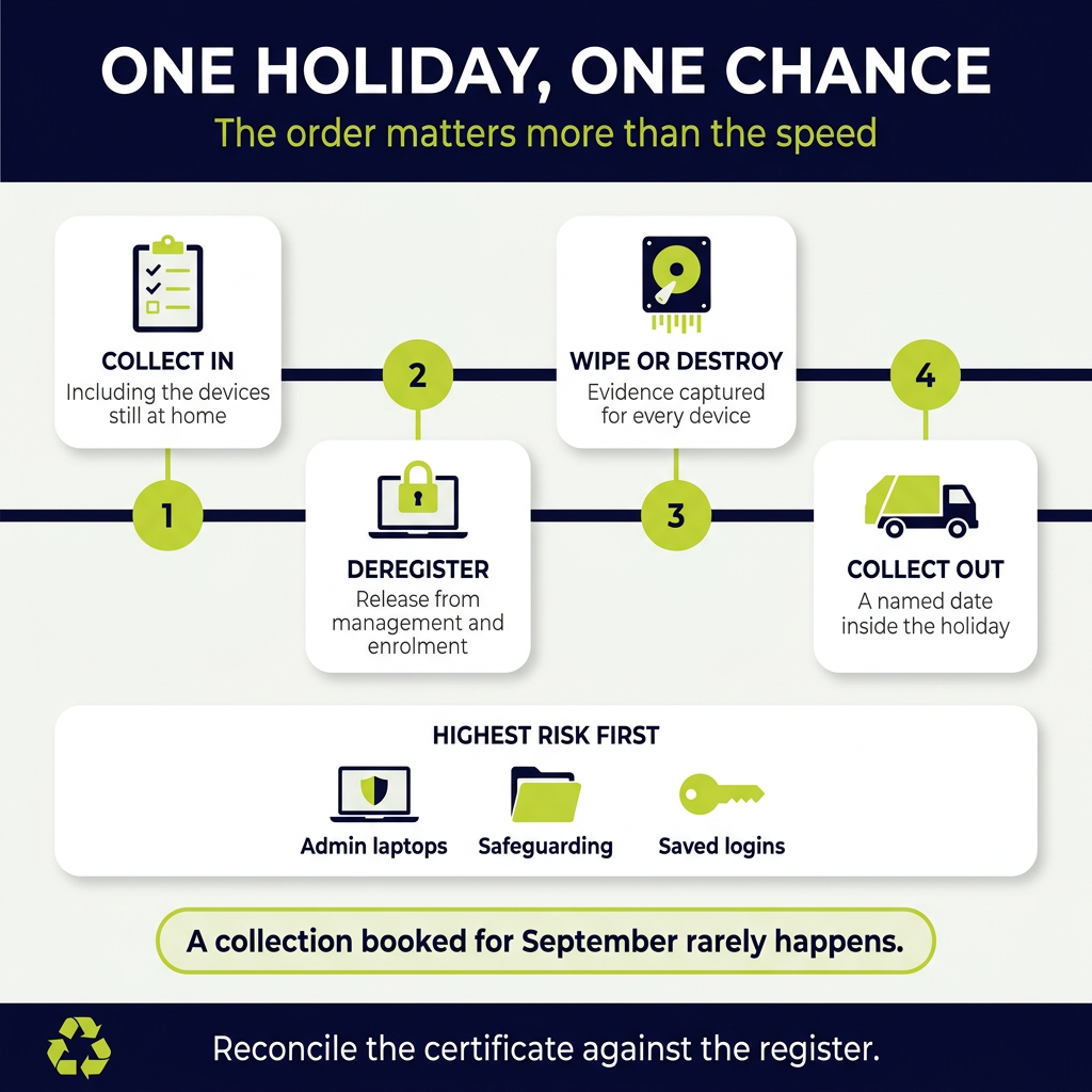 One Holiday, One Chance: The order matters more than the speed